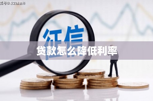 汤原贷款怎么降低利率