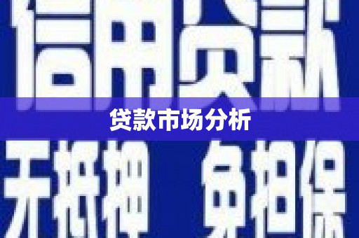 汤原贷款市场分析