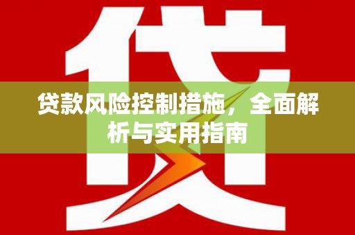 汤原贷款风险控制措施，全面解析与实用指南