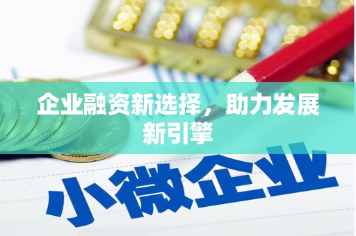 汤原企业融资新选择，助力发展新引擎