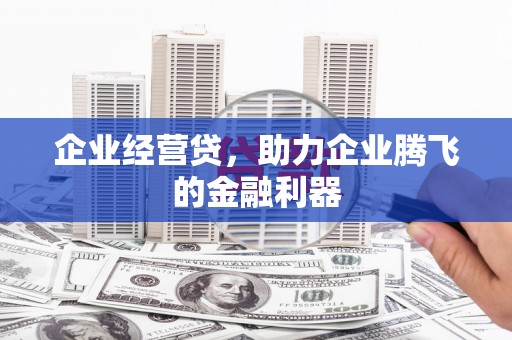 汤原企业经营贷，助力企业腾飞的金融利器