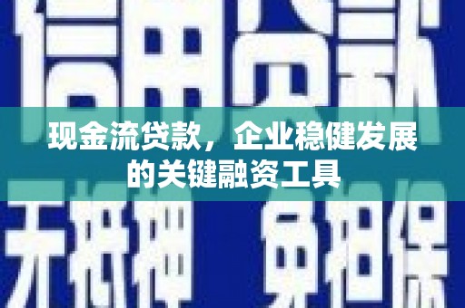 汤原现金流贷款，企业稳健发展的关键融资工具