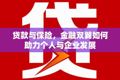 汤原贷款与保险，金融双翼如何助力个人与企业发展