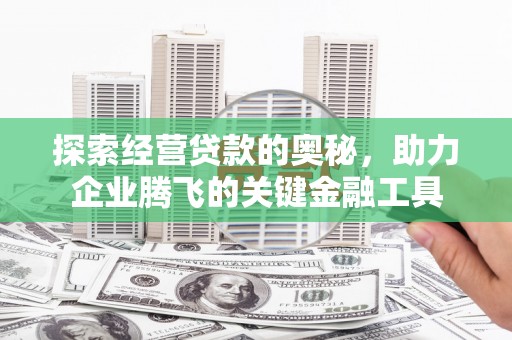 汤原探索经营贷款的奥秘，助力企业腾飞的关键金融工具