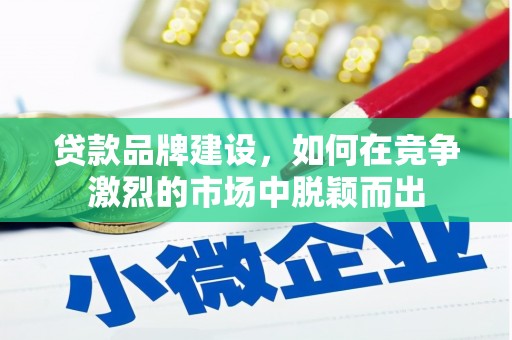 汤原贷款品牌建设，如何在竞争激烈的市场中脱颖而出