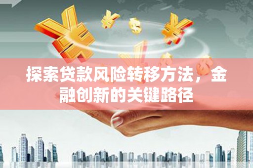 汤原探索贷款风险转移方法，金融创新的关键路径