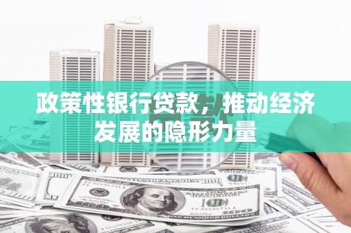 汤原政策性银行贷款，推动经济发展的隐形力量