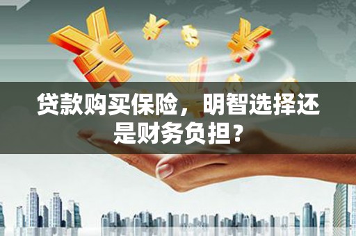 汤原贷款购买保险，明智选择还是财务负担？