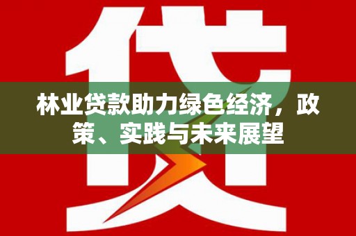 汤原林业贷款助力绿色经济，政策、实践与未来展望