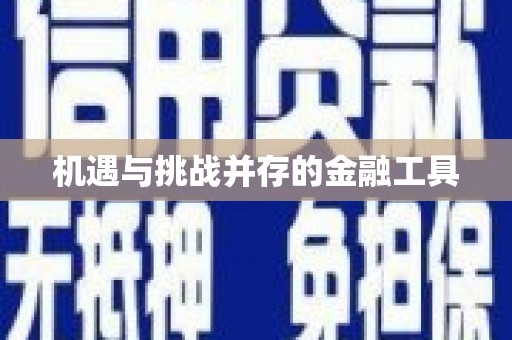 汤原机遇与挑战并存的金融工具
