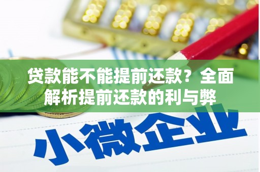 汤原贷款能不能提前还款？全面解析提前还款的利与弊