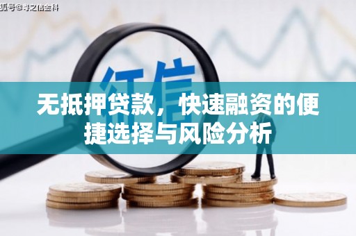 汤原无抵押贷款，快速融资的便捷选择与风险分析
