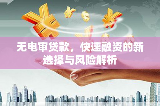 汤原无电审贷款，快速融资的新选择与风险解析