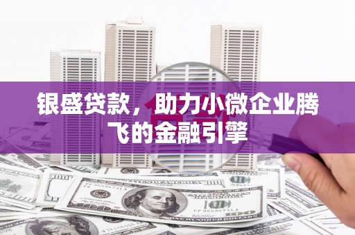 汤原银盛贷款，助力小微企业腾飞的金融引擎