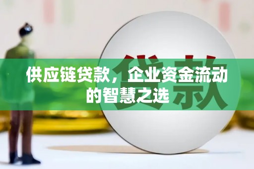 汤原供应链贷款，企业资金流动的智慧之选
