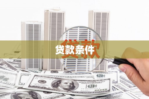汤原贷款条件