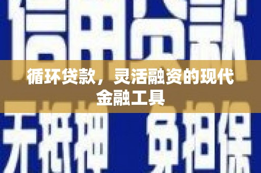 汤原循环贷款，灵活融资的现代金融工具