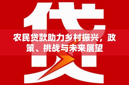 汤原农民贷款助力乡村振兴，政策、挑战与未来展望