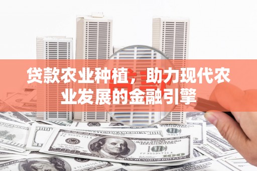 汤原贷款农业种植，助力现代农业发展的金融引擎