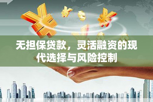 汤原无担保贷款，灵活融资的现代选择与风险控制