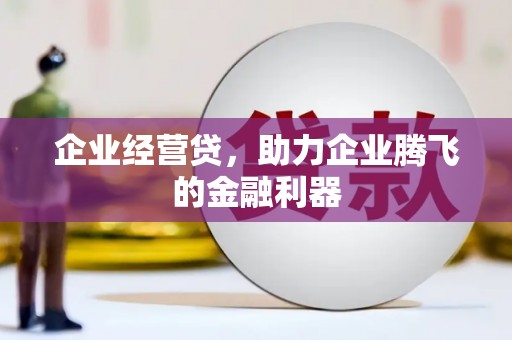 汤原企业经营贷，助力企业腾飞的金融利器