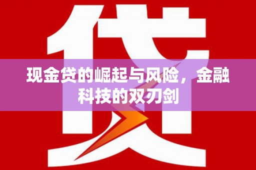 汤原现金贷的崛起与风险，金融科技的双刃剑