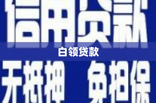 汤原白领贷款