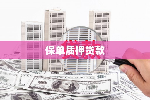 汤原保单质押贷款