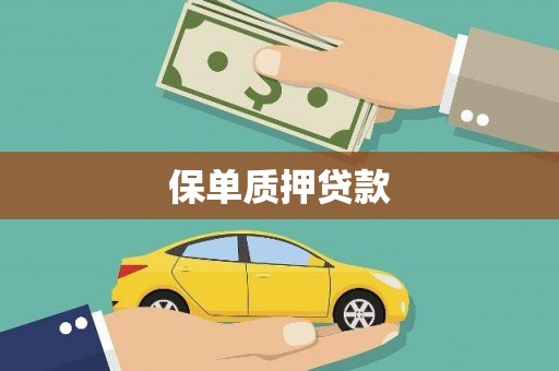 汤原保单质押贷款