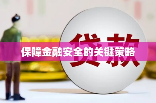 汤原保障金融安全的关键策略