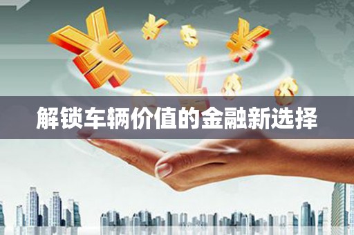汤原解锁车辆价值的金融新选择