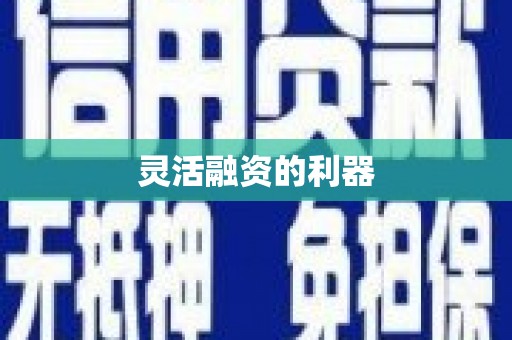 汤原灵活融资的利器
