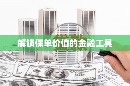 汤原解锁保单价值的金融工具
