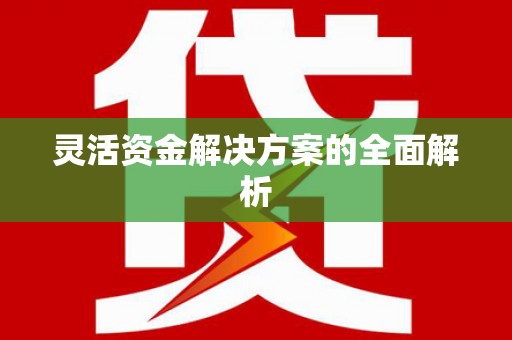 汤原灵活资金解决方案的全面解析